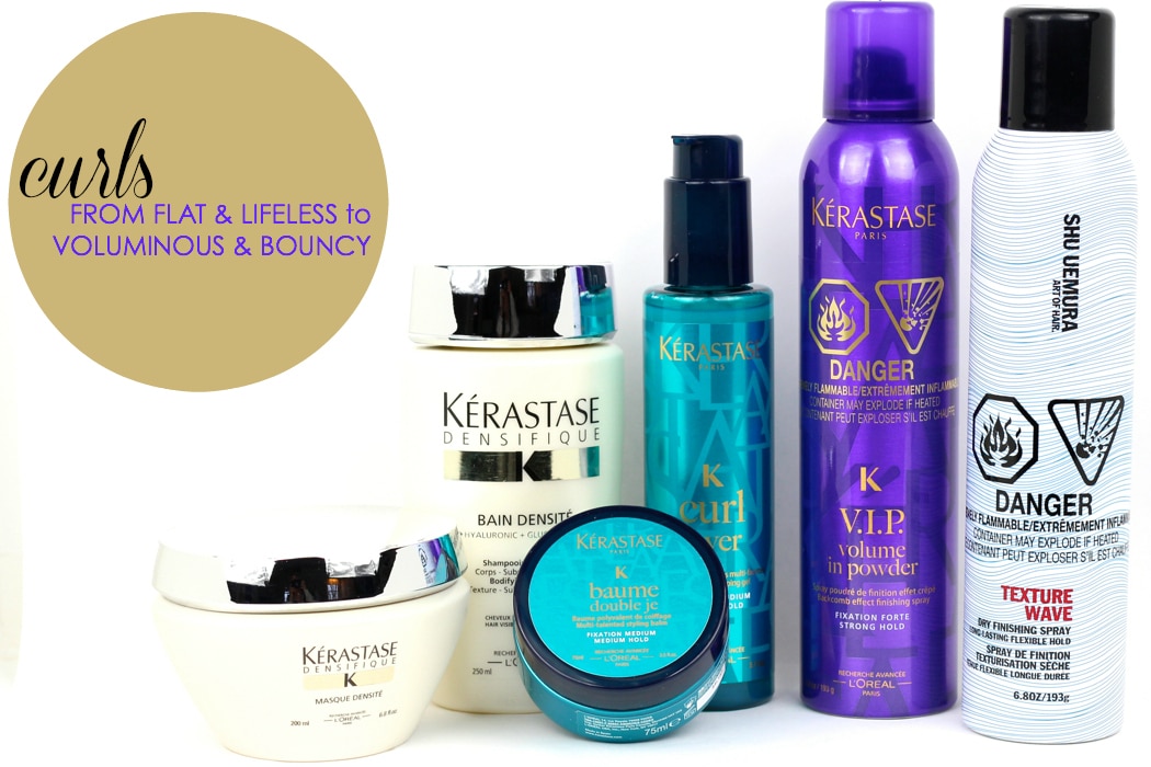 Take Fine Curly Hair from Flat & Lifeless to Voluminous & Bouncy with  Kerastase and shu uemura Art of Hair