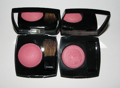 Comparisons of Chanel Joues Contraste Blush in 70 Tumulte, 64 Pink  Explosion, and 71 Malice to other Chanel Blushes