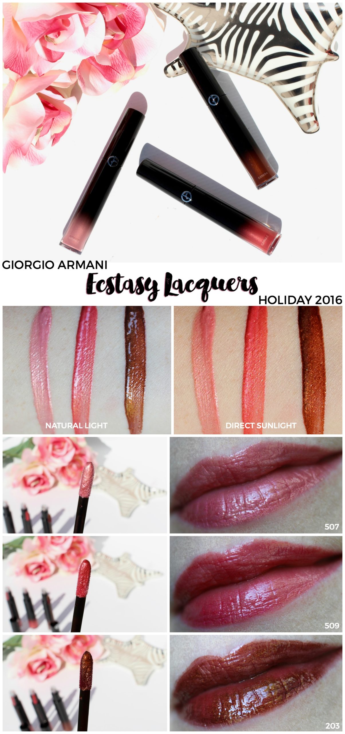 Giorgio Armani Holiday 2016 Night Life Collection Ecstasy Lacquer