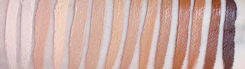 All Nighter Concealer Swatches